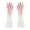 Pink, variant on KULOKHUI Cleaning Gloves Gradient Waterproof Latex Gloves Laundry Household Cleaning Gloves Kitchen Durable Dishwashing GlovesWhiteL
