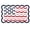 A, variant on 4th of July Patriotic Doormat, Vintage Flag Design with Heart Patterns, Non-Slip Rubber Backing, Indoor and Outdoor Floor Mat for Independence Day, 15.7" x 23.6"
