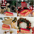 thumbnail image 4 of Sleigh Basket Candy Bowl Christmas Candy Storage Basket Table Centerpiece Sled Ornament Sleigh Basket Snack Container, 4 of 8