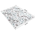 thumbnail image 4 of White Cow Milk Cloud Pattern Blanket,Comfortable Soft Lamb Wool Throw Blanket,All Season,Warm Lightweight Blankets for Sofa Bed Couch Living Room Chair,40"x50", 4 of 4
