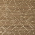 thumbnail image 1 of Ahgly Company Indoor Square Abstract Saddle Brown Abstract Area Rugs, 4' Square, 1 of 6