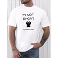 thumbnail image 1 of Super Cute Penguin Print Men's Round Neck Short Sleeve Fashion Regular Fit T-Shirt Top For Spring Summer Holiday Tee For Adult, Men, Women, Teen, Teenager, Adolescent, Youth, 1 of 4