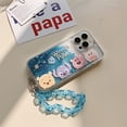 thumbnail image 1 of Compatible Con Huawei Mate 40 Y9S Y9A Y7A Y9 Prime 2019 P Smart 2021 Honor X9A X9 X8 X7 70 50 Pro Magic5 Lite 5G Sparkle Funda De Purpurina Flotante Con Pulsera Pooh Bear Piglet Cubierta Gao Jiahui unisex, 1 of 2