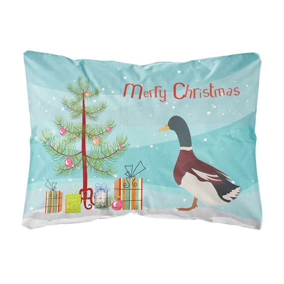 Rouen Duck Christmas Canvas Fabric Decorative Pillow