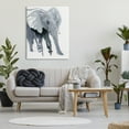 thumbnail image 2 of Stupell Industries Abstract Elephant March Grey Safari Animal Watercolor Animals & Insects Painting Gallery Wrapped Canvas Print Wall Art, 36 x 48, 2 of 6