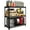 3-Layers, variant on QinaQin Matte Black Five-Tier Storage Rack – 35.4 x 15.7 x 72.0 Inches Steel Shelving, 350 Kg Load Capacity Per Tier for Industrial Use