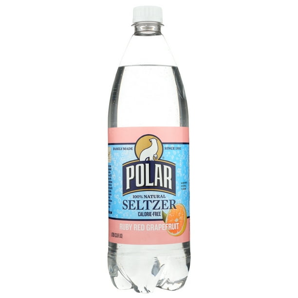 Polar Beverages Seltzer Ruby Red Grapefruit, 33.8 Fl Oz