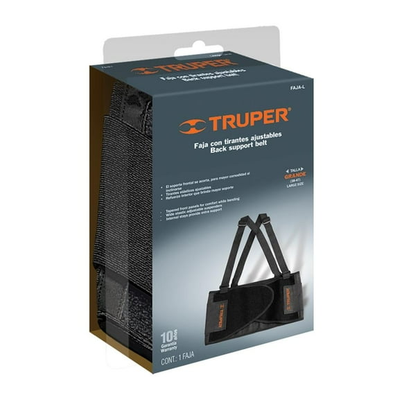 Faja Truper con Tirantes Ajustables