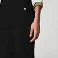 thumbnail image 4 of KDFJPTH Loose Pants For Women Summer Stretch Twill Cropped Wide Leg âS High Waist Casual Wide Leg Trousers, 4 of 6
