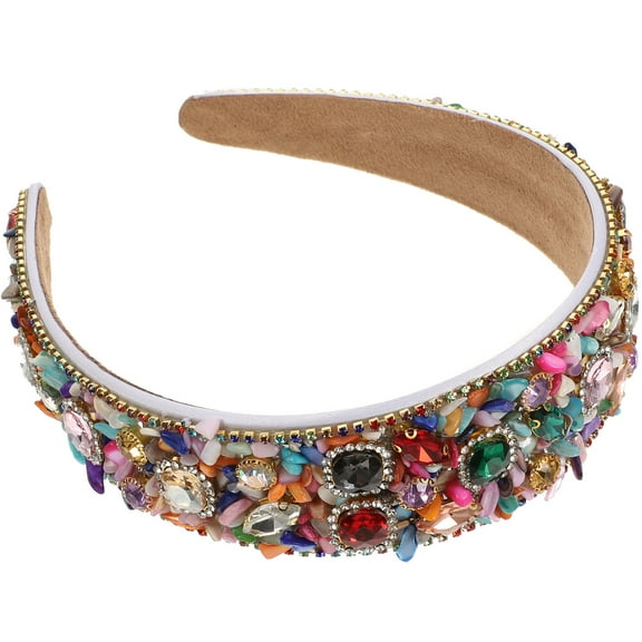 WRISTBIQUE 1Pcs Women Rhinestone Headband Sparkly For Women Hair Accessory In Various Events