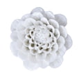 thumbnail image 2 of Arte de pared de flores de cerámica 3D colgantes, flores de porcelana, fácil instalación, decoración artística Peonía de pétalos redondos, 2 of 9