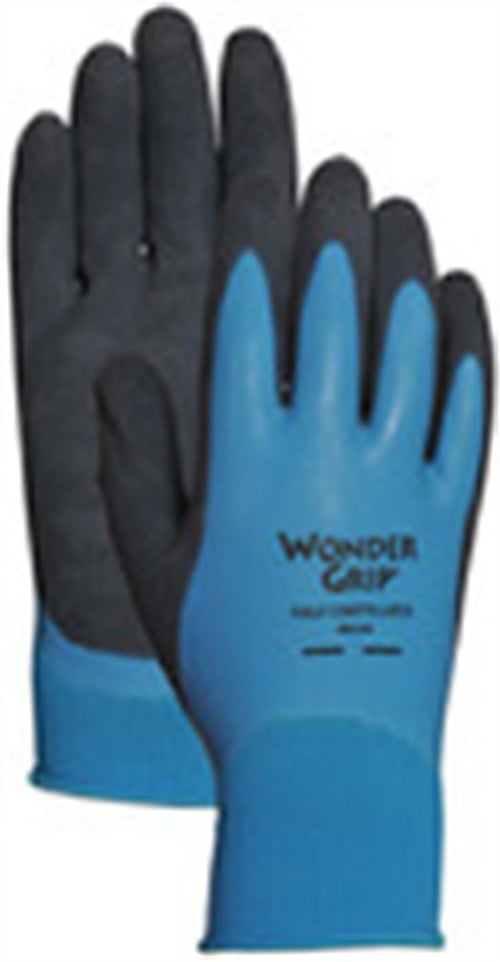 Multi Purpose Waterproof Work Grip Gloves Fully Latex Coated Safety Aqua Wet Oil 