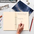 thumbnail image 5 of Wirebound Notebook Hardcover Spiral Notebooks Sky Full Of Shooting Stars, 60 Pages, 80 GSM, 5.7 x 8.3in, 5 of 7