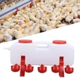 thumbnail image 1 of Automatic Chicken Waterer Dispenser with 10 Water Cups and Stand Legs, Frees Standing Poultry Waterer, Chicken and Duck Feeder Also Suitable for Chicks Ducklings Pigeons, 1 of 7