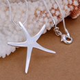 thumbnail image 2 of CHOK 925 Sterling Silver Starfish Pendant Necklace Womens  Jewelry, 2 of 2