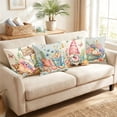 thumbnail image 4 of Summer Pillowcase Blue And Theme Print Soft Breathable Fabricsofa Bedroomcourtyard Decorative Cushion Cover, 4 of 9