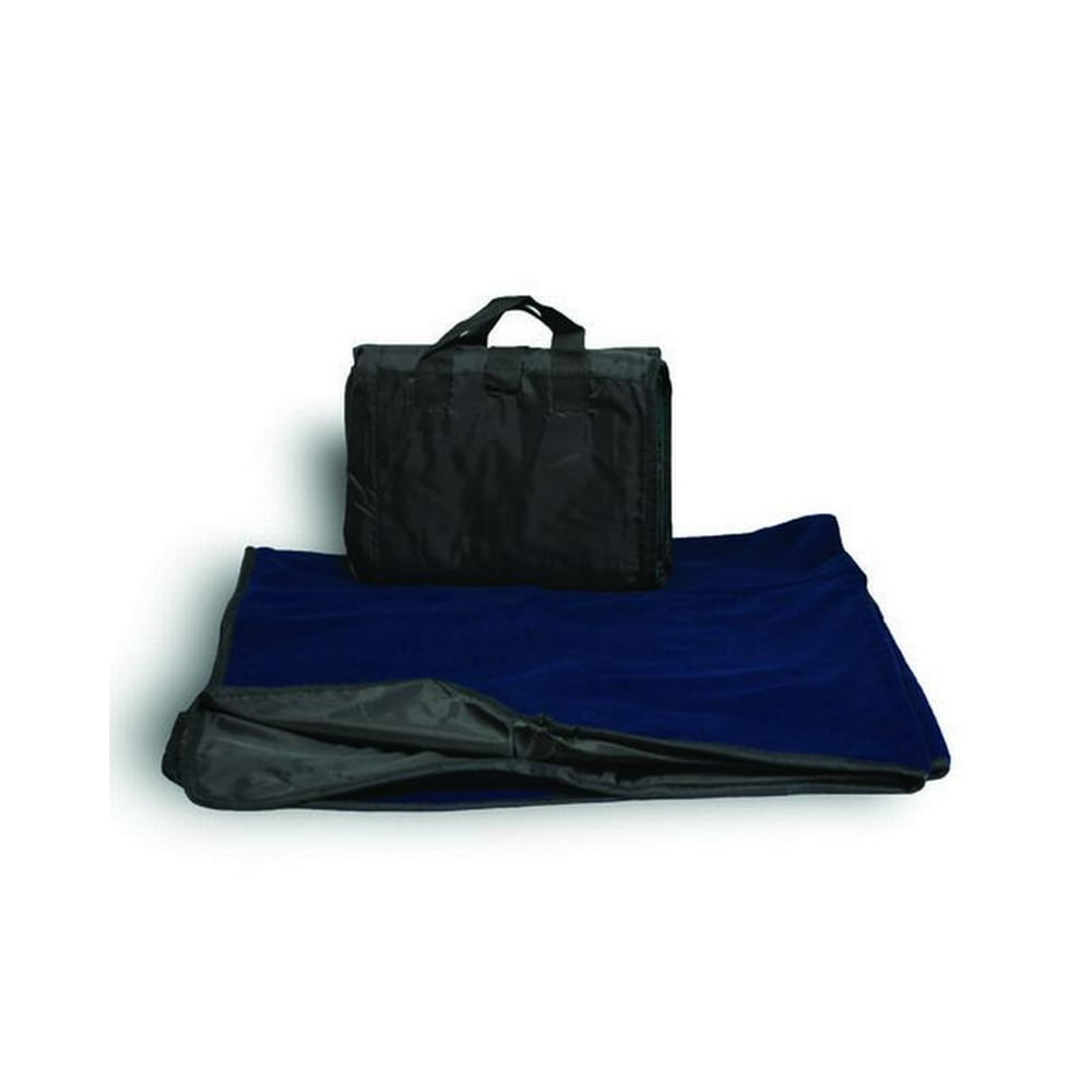 Fleece/Nylon Picnic Blanket NAVY OS