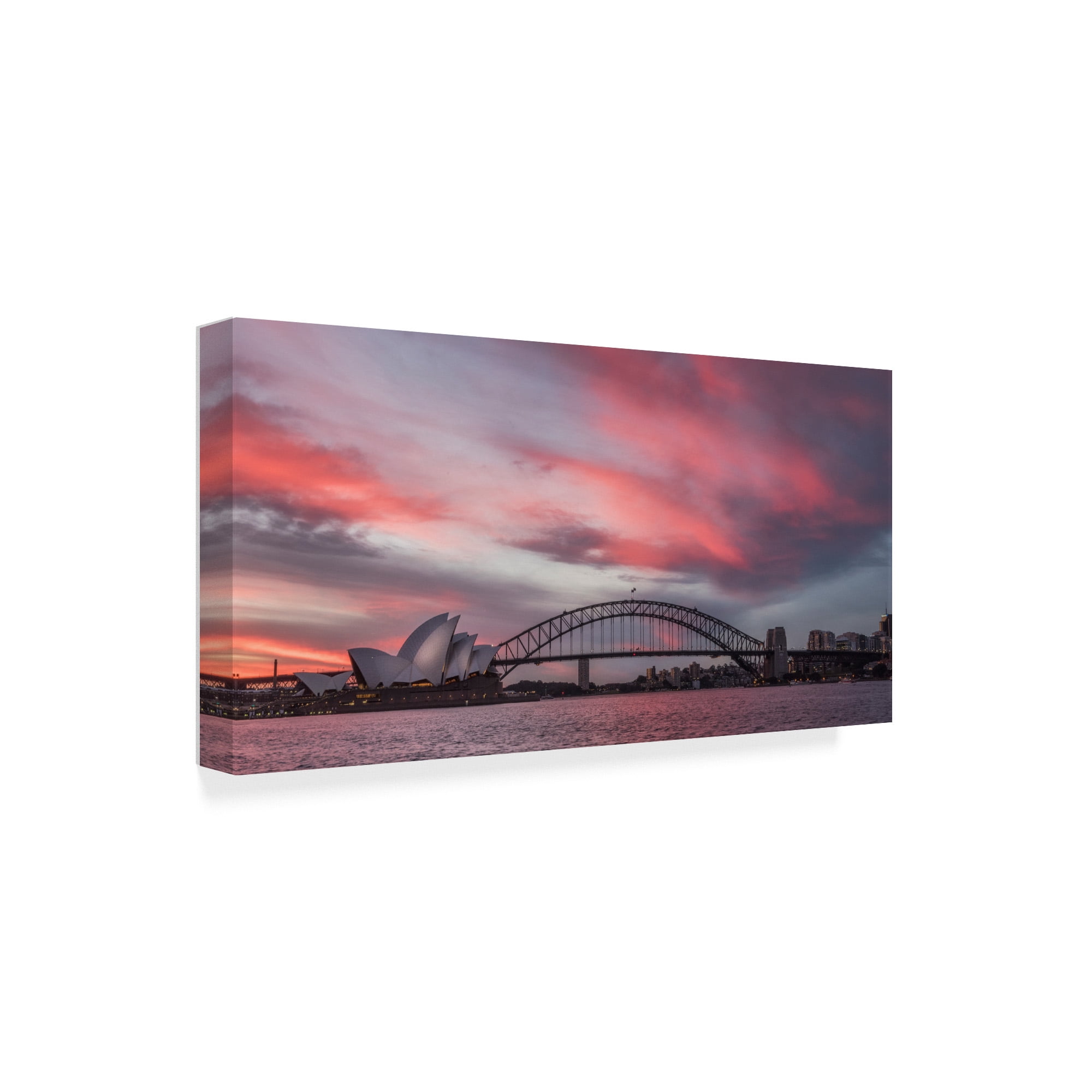 Trademark Fine Art 'Fire in the Harbor' Canvas Art by Danny Head