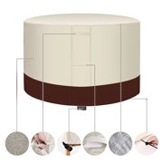420D Round Patio Furniture Covers,Waterproof Outdoor Table Chair Set Covers,Seat Cover,Dining Table Cover for Outdoor Furniture Set