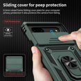 thumbnail image 2 of for Google Pixel 8A Case with Camera Lens Cover HD Screen Protector, 10 FT Military Grade Drop Protection, Magnetic Ring Holder Kickstand Protective Phone Case, Pine Green, 2 of 13