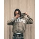 thumbnail image 3 of Sudadera con capucha de gran tamaño con bordado de letras para mujer, chaqueta de marca American High Street, nueva sudadera informal con cremallera europea y americana, 3 of 4