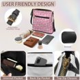 thumbnail image 6 of Eheartsgir Flowers Shoulder Bag Leather Crossbody Shoulder Purse for Women, Adjustable Strap Waterproof Ladies Crossbody Bag Stylish for Daily Life Daily Use, 6 of 7