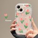thumbnail image 3 of Red Cherry Pink Peach Case For Xiaomi Redmi Note 12 4G 11 8 10 12 13 Pro Plus 11S 12S Redmi 12 13C 12C 10C 9A 9 A1 A2 Plus Cover, 3 of 5