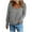 Gray, variant on Inleife womens solid t shirts Womens Sweatshirt Casual Long Sleeve V-Neck Lightweight Pullover Tops Loose Sweatshirts