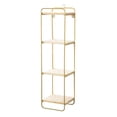 thumbnail image 1 of Estante de almacenamiento forjado Sunnimix dorado, 1 of 6