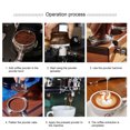 thumbnail image 3 of 54mm Espresso Double Spouts 54mm Coffee Portafilter Stainless Bottomless Portafilter Steel Portafilter Replacement Parts 2 Spout Splitter for 870 880 Coffee Machine Accessories, 3 of 7
