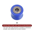 thumbnail image 4 of Unique Bargains 10mm Chain Roller Pulley Tensioner Wheel Guide Concave Type for Bike Sliding Door Blue, 4 of 6