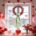 thumbnail image 3 of Wreath Sash for Front Door Cotton Wreaths Satin Sash Burlap Garland Ribbon Accessories for Wreath Yard Doorway Indoor Outdoor Bow Bridal Shower Home Decor, 3 of 6