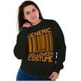 thumbnail image 5 of Generic Halloween Costume Barcode Sweatshirt for Men or Women Brisco Brands S, 5 of 6