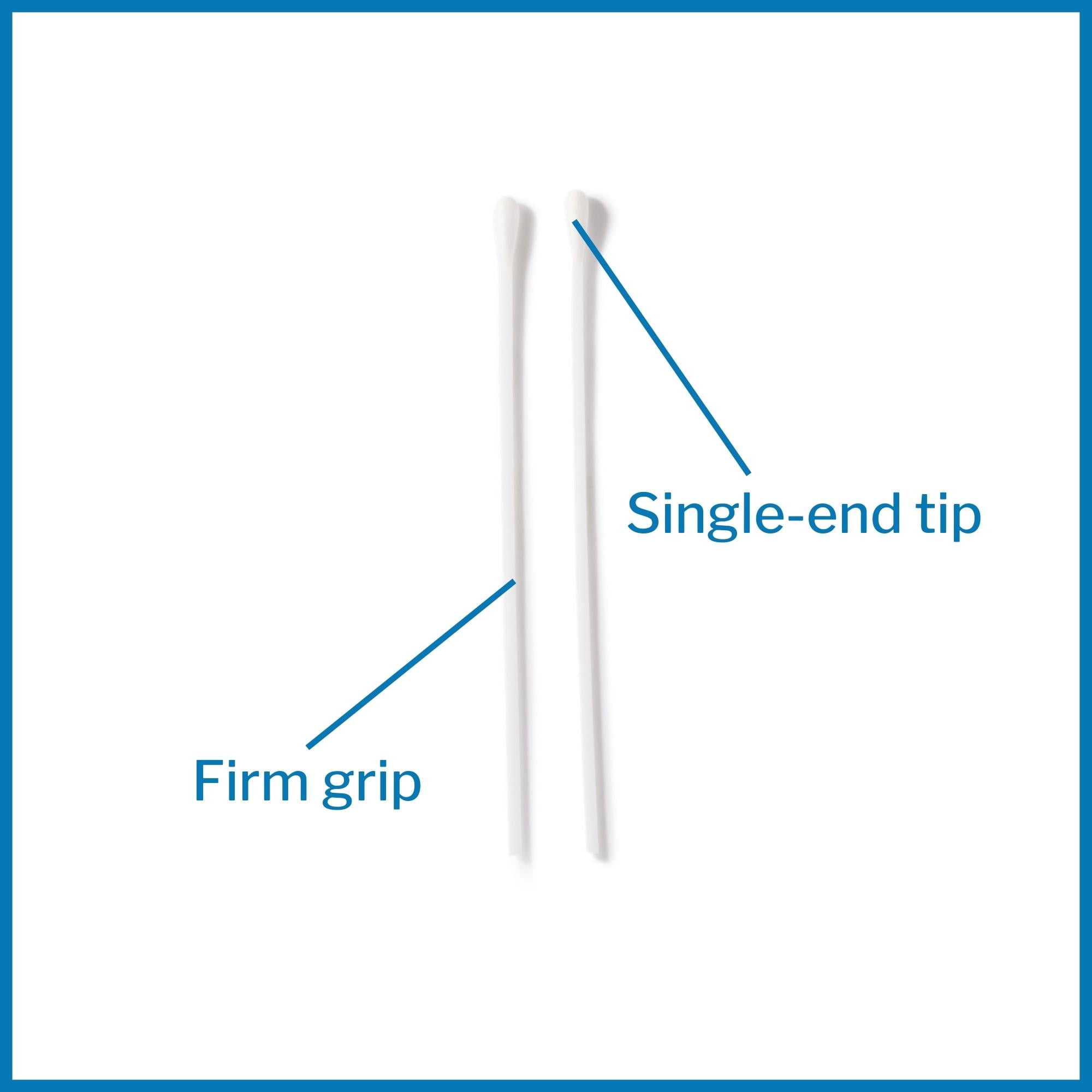 McKesson Cotton Tip Swabstick - Sterile Plastic, 6 in, 2 Count, 1000 Packs, 2000 Total