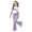 Light Purple, variant on Kcolen Girls Summer Outfits Casual Summer Crew Neck T-Shirt and Flared Pants Set Girl Summer Outfits Set