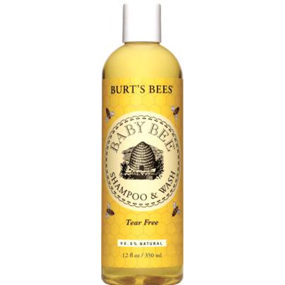 4 Pack Burt's Bees Baby Bee Shampoo & Wash, Original 12 oz Walmart