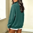 thumbnail image 7 of ShomPort Womens Sweatshirt Oversized Mock Neck Warm Long Sleeve Pullover Tops Trendy Winter Fall Outfits, 7 of 7