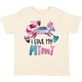 thumbnail image 3 of Inktastic I Love My Mimi Pink and Blue Fox with Hearts Boys or Girls Toddler T-Shirt, 3 of 5