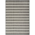 thumbnail image 2 of Nourison Positano Indoor/Outdoor Charcoal Ivory 5' x 7' Area Rug (5x7), 2 of 9