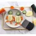 thumbnail image 3 of Cortador de ondas de acero inoxidable para patatas, verduras, frutas-- Sincero  Electrónica, 3 of 3