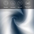 thumbnail image 5 of Ombre Dark Blue Cloth Napkins, Gradient White Abstract Minimalist Stripe Washable and Reusable Dinner Napkins Set of 6, Table Napkin for Kitchen Party Birthday Wedding Hotel Housewarming 20"x20", 5 of 8