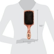 Wet Brush Argan Oil Infused Shine Enhancer, Large Paddle Hairbrush, Traditional Wood, 1 Ct