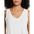 thumbnail image 4 of Time and Tru Women's Hi-Low Tank Top, Sizes S-XXXL, 4 of 5