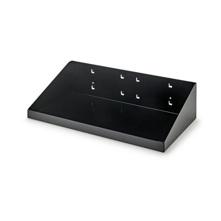

12 In. W x 6 In. D Black Epoxy Powder Coated Steel Shelf for LocBoard