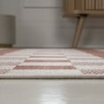 thumbnail image 6 of JONATHAN Y TUSCAN SUN 5 x 8 Area Rug, Darcy Traditional Geometric Bold Gingham - Salmon/Cream, TSN201B-5, 6 of 8