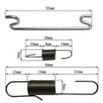 thumbnail image 4 of 3pcs Governing Spring For Robin EY20 RGX2400 Generator Parts Carburetor new and high quality, 4 of 5