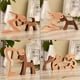 thumbnail image 5 of Yuarrent Estatua de madera para mascotas humanas, adorno artesanal decorativo, escultura de estantería, figurita para dormitorio, modelo de Kits y herramientas para tallar tipo 4, 5 of 6
