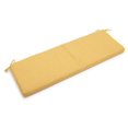 thumbnail image 1 of Blazing Needles Coussin de Banc Extérieur en Polyester Filé Uni, 57 Pouces de Large, Citron, 1 of 2