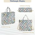 thumbnail image 6 of FORMRS Womens Corduroy Tote Bag Crossbody Shoulder Handbag with Pocket, Light Blue Shimmering Pattern, 6 of 7