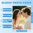 thumbnail image 2 of Papel fotográfico NUITPY 300 hojas brillante 8.5" x 11" 200 g/m², 2 of 7